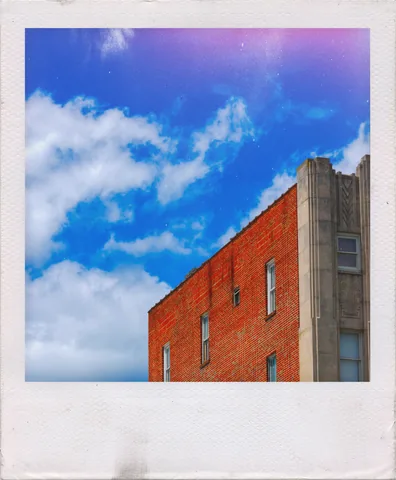 Brick And Clouds