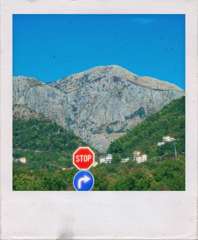 Stop Sign Mountains