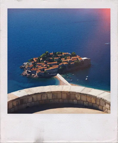 Sveti Stefan From Above