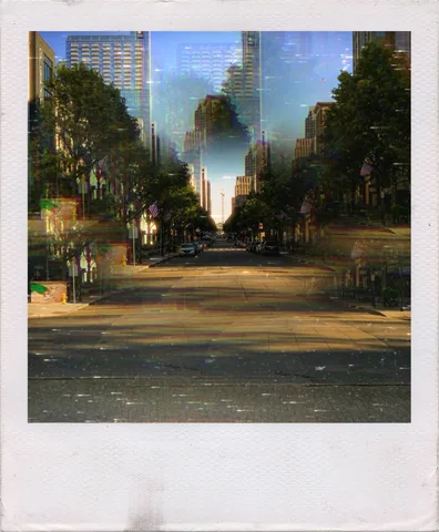 Downtown Double Exposure