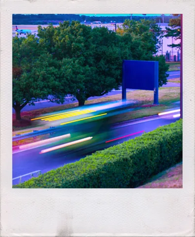 Airport Road Blur
