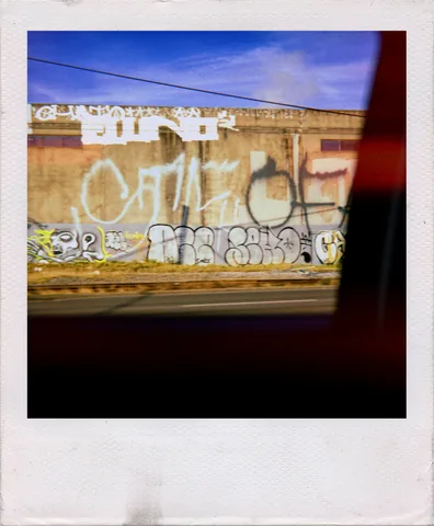 Graffiti From The Car